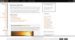 Desktop Screenshot of guiaindie.com